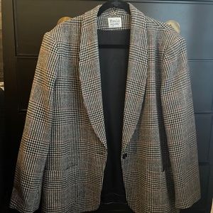 Plaid Oversized Blazer